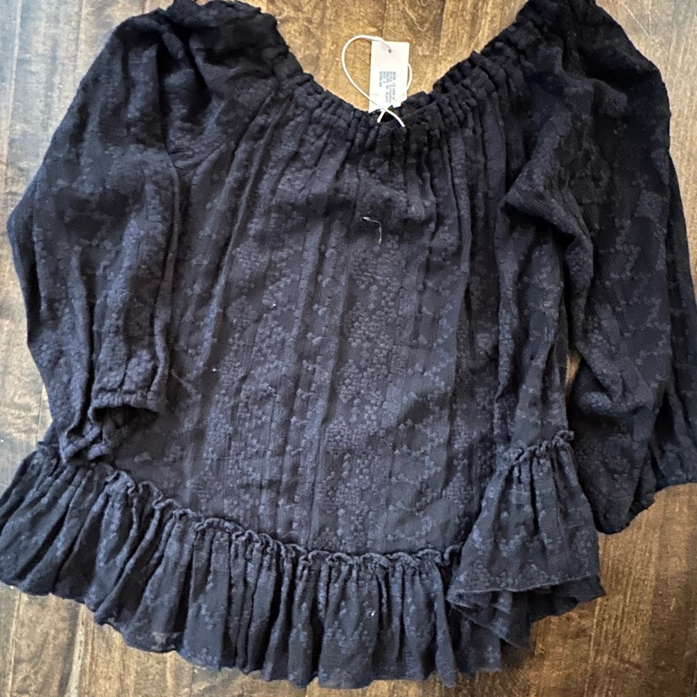 Black lace top